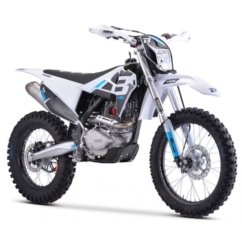 Купить  Мотоцикл Кросс/Эндуро BRZ H6 PR250 21/18 Выпуск 2024г. (спортинв), 21/18, 250cc, 172FMM-5 PR , 4T, возд. охлажд. (шт)  купить с доставкой по Москве и России, цена, технические характеристики, комплектация фото  - motoserp.ru