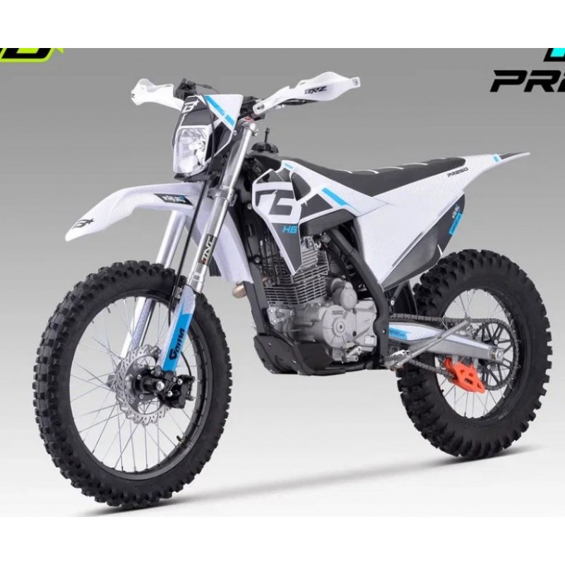 Купить  Мотоцикл Кросс/Эндуро BRZ H6 PR250 21/18 Выпуск 2024г. (спортинв), 21/18, 250cc, 172FMM-5 PR , 4T, возд. охлажд. (шт)  купить с доставкой по Москве и России, цена, технические характеристики, комплектация фото  - motoserp.ru