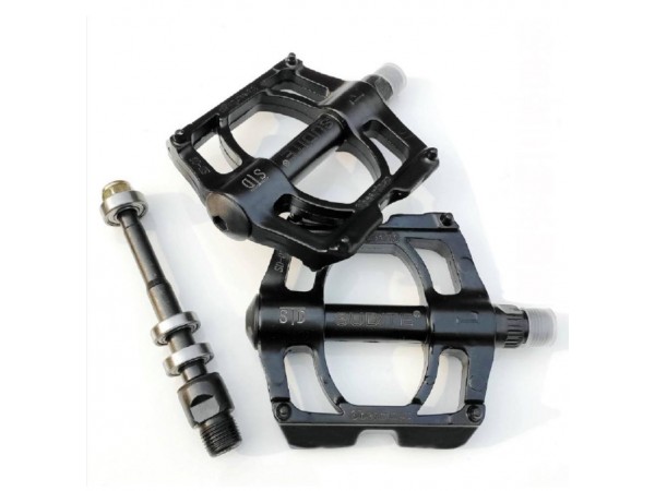 Купить  Педали М14 алюминиевые тип MTB BICYCLE PARTS на трех пром подшипниках Вело (пар)  (ART купить с доставкой по Москве и России, цена, технические характеристики, комплектация фото  - motoserp.ru