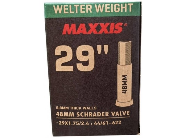 Купить  Камера 29" 29"х1,75/2,4 MAXXIS WELTER WEIGHT на двойной обод автонипель  Вело (шт) (ART купить с доставкой по Москве и России, цена, технические характеристики, комплектация фото  - motoserp.ru