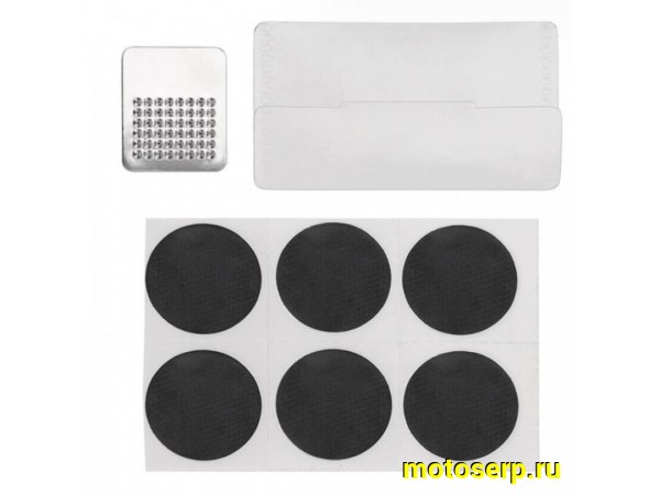 Купить  Аптечка (заплатки - самоклейки) WOTI c металлической шкуркой Вело (компл) (ART купить с доставкой по Москве и России, цена, технические характеристики, комплектация фото  - motoserp.ru