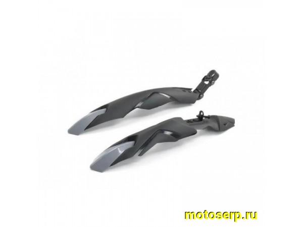 Купить  Крылья пласт 2-х 24"-26" (NO NAME-Китай) широкие Вело (пар) (Грат Вест Х94982 купить с доставкой по Москве и России, цена, технические характеристики, комплектация фото  - motoserp.ru