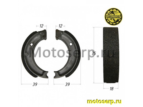 Купить  Колодки тормозные FERODO FSB712 OEM Honda 43120-GZ9-003 45120-GE8-505 (пар) (JP  купить с доставкой по Москве и России, цена, технические характеристики, комплектация фото  - motoserp.ru