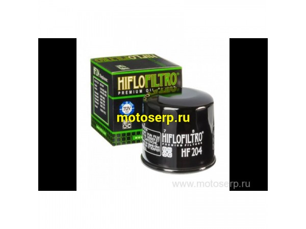 Купить  Масл. фильтр HI FLO HF204 (F308,SF4007) (шт) (Шате-м HF204 купить с доставкой по Москве и России, цена, технические характеристики, комплектация фото  - motoserp.ru