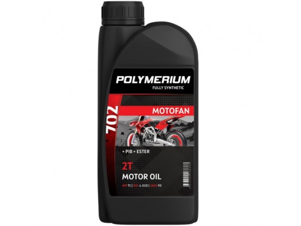 Купить  Масло POLYMERIUM MOTOFAN 702 2T 1L синт. для мотоциклов 1л (шт) (plmmf27021 купить с доставкой по Москве и России, цена, технические характеристики, комплектация фото  - motoserp.ru