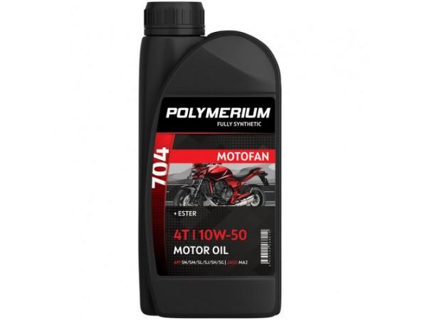 Купить  Масло POLYMERIUM MOTOFAN 704 10W50 4T 1L синт (шт) (plmmf470410501 (JP  купить с доставкой по Москве и России, цена, технические характеристики, комплектация фото  - motoserp.ru
