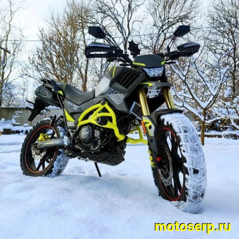 Купить  Мотоцикл внедорожный ROCKOT HOUND 250 (ЭПТС) (черн/сер/желт) Тур-эндуро, 17/17, 4Т, 250сс, 171YMM (4 КЛАП) с балан. 6КПП (шт) (ROCKOT  купить с доставкой по Москве и России, цена, технические характеристики, комплектация фото  - motoserp.ru