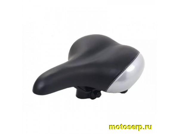 Купить  Седло комфорт AZ-1252 (гелевое) широкое Вело (шт)  (Мир 57623 купить с доставкой по Москве и России, цена, технические характеристики, комплектация фото  - motoserp.ru