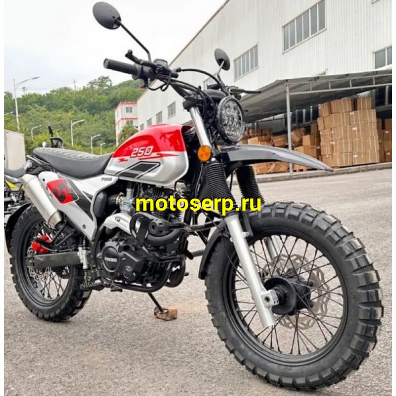 Купить  Мотоцикл FUEGO Rambolor 250  (ЭПТС) 250сс ,4Т,двиг. 166FMM LONCIN RE 250,кол.17"/17" (шт) (Fuego купить с доставкой по Москве и России, цена, технические характеристики, комплектация фото  - motoserp.ru