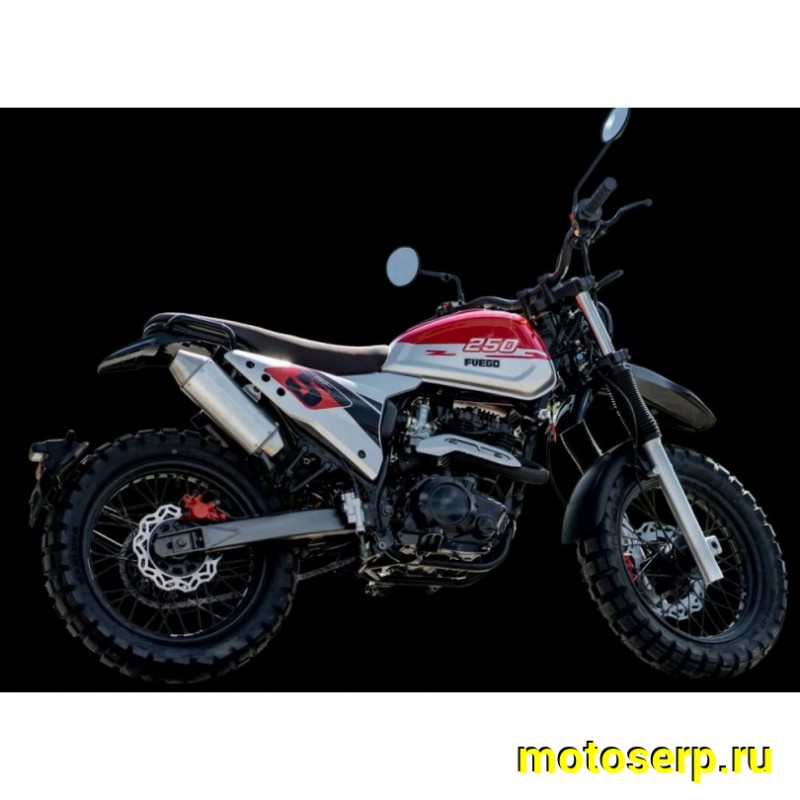 Купить  Мотоцикл FUEGO Rambolor 250  (ЭПТС) 250сс ,4Т,двиг. 166FMM LONCIN RE 250,кол.17"/17" (шт) (Fuego купить с доставкой по Москве и России, цена, технические характеристики, комплектация фото  - motoserp.ru