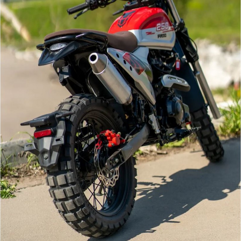 Купить  Мотоцикл FUEGO Rambolor 250  (ЭПТС) 250сс ,4Т,двиг. 166FMM LONCIN RE 250,кол.17"/17" (шт) (Fuego купить с доставкой по Москве и России, цена, технические характеристики, комплектация фото  - motoserp.ru
