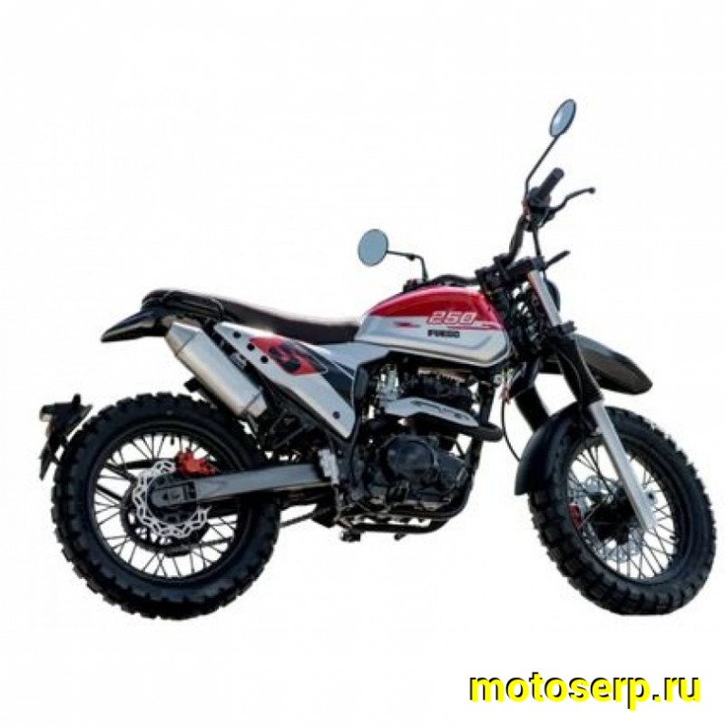 Купить  Мотоцикл FUEGO Rambolor 250  (ЭПТС) 250сс ,4Т,двиг. 166FMM LONCIN RE 250,кол.17"/17" (шт) (Fuego купить с доставкой по Москве и России, цена, технические характеристики, комплектация фото  - motoserp.ru