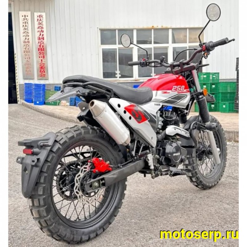 Купить  Мотоцикл FUEGO Rambolor 250  (ЭПТС) 250сс ,4Т,двиг. 166FMM LONCIN RE 250,кол.17"/17" (шт) (Fuego купить с доставкой по Москве и России, цена, технические характеристики, комплектация фото  - motoserp.ru