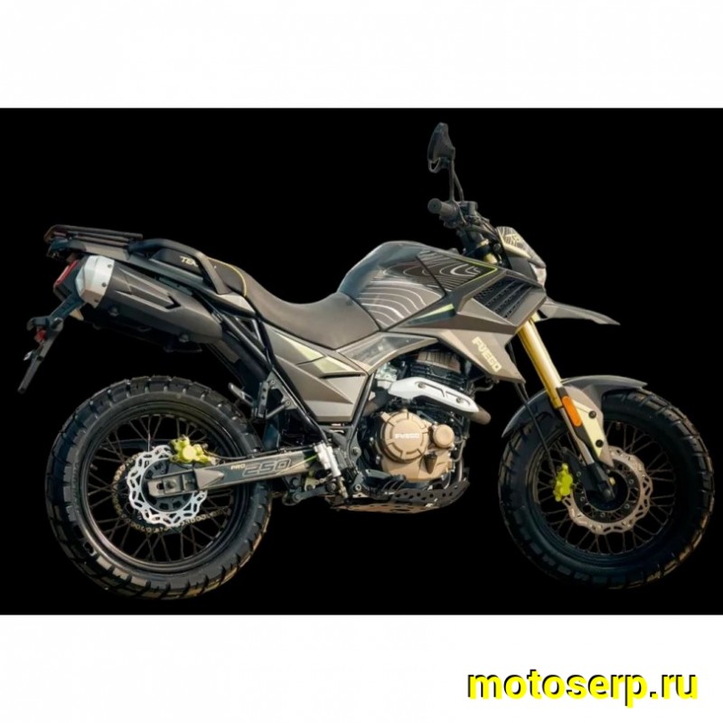 Купить  Мотоцикл внедорожный FUEGO TEKKEN 3.0 2024г (ЭПТС) Тур-эндуро, 17/17, 4Т, 250сс,двиг.171MM , диск/диск, СПИЦЫ (шт) купить с доставкой по Москве и России, цена, технические характеристики, комплектация фото  - motoserp.ru