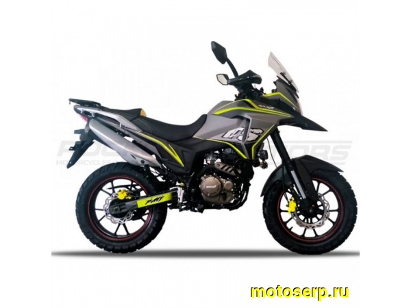Купить  Мотоцикл внедорожный ROCKOT DAKAR 250 (ЭПТС)  (Серый/Зелёный) Тур-эндуро, 17/17, 4Т, 250сс, 171YMM 4клап 25л.с. с балан. 6КПП (шт) (ROCKOT(ФОТО купить с доставкой по Москве и России, цена, технические характеристики, комплектация фото  - motoserp.ru
