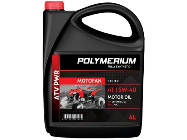 Купить  Масло POLYMERIUM MOTOFAN ATV PWR 5W40 4T 4L синт (шт) (plmmf4atvpwr5404  купить с доставкой по Москве и России, цена, технические характеристики, комплектация фото  - motoserp.ru