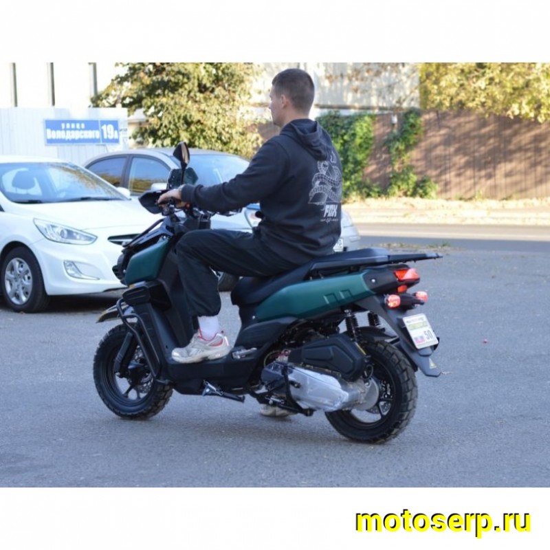 Купить  Скутер MM TANK VECTOR (Вектор) 50cc, 4Т,возд. охл. ,торм. диск/диск., дуги, перед кофр (шт) 01250 (MM 49042  купить с доставкой по Москве и России, цена, технические характеристики, комплектация фото  - motoserp.ru