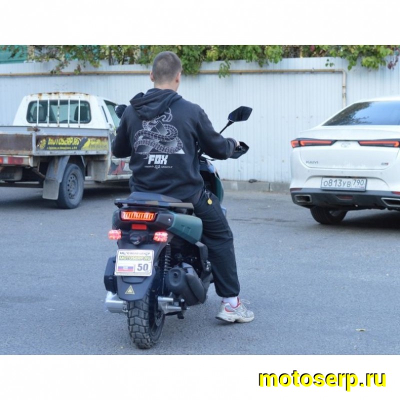 Купить  Скутер MM TANK VECTOR (Вектор) 50cc, 4Т,возд. охл. ,торм. диск/диск., дуги, перед кофр (шт) 01250 (MM 49042  купить с доставкой по Москве и России, цена, технические характеристики, комплектация фото  - motoserp.ru