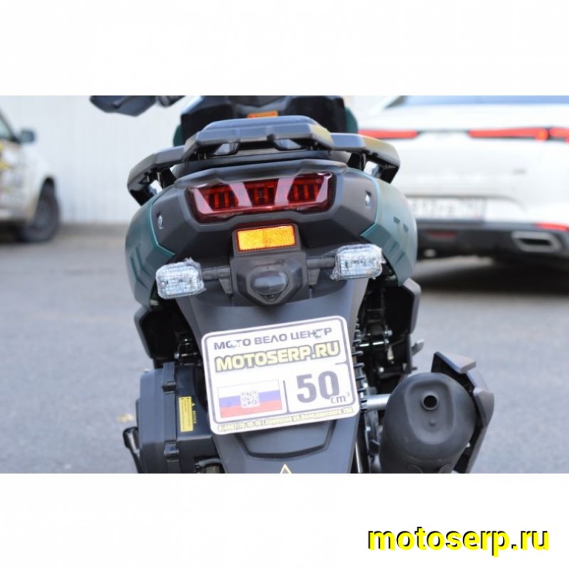 Купить  Скутер MM TANK VECTOR (Вектор) 50cc, 4Т,возд. охл. ,торм. диск/диск., дуги, перед кофр (шт) 01250 (MM 49042  купить с доставкой по Москве и России, цена, технические характеристики, комплектация фото  - motoserp.ru