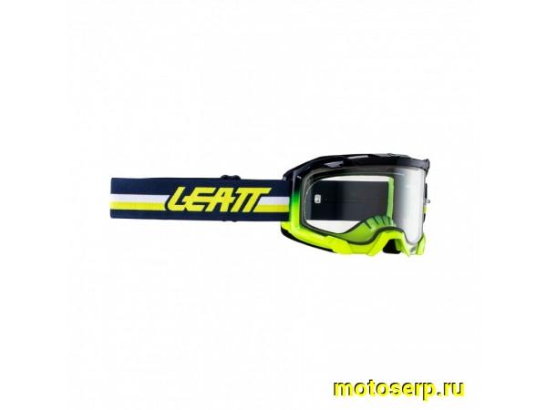 Купить  Очки мото Кросс Leatt Velocity 4.5 Blue Clear 83% (8024070520) (шт) (Fox УТ-00026152 купить с доставкой по Москве и России, цена, технические характеристики, комплектация фото  - motoserp.ru