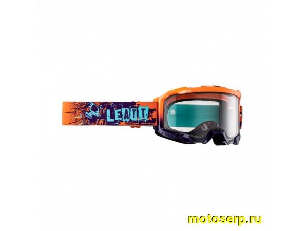 Купить  Очки мото Кросс Leatt Velocity 4.5 Orange Clear 83% (8024070550) (шт) (Fox УТ-00026164 купить с доставкой по Москве и России, цена, технические характеристики, комплектация фото  - motoserp.ru