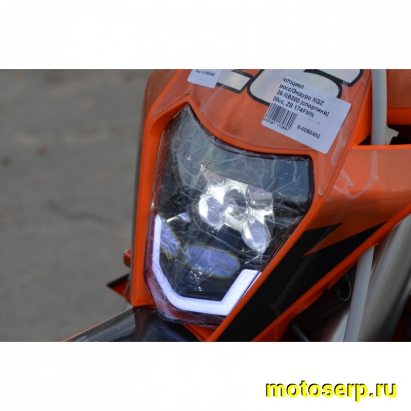 Купить  Мотоцикл Кросс/Эндуро XGZ K26-NB300 (спортинв) 300cc, ZS 174MN (NB300),подвес. MNT, 21"/18" Рама К10, дизайн КТМ 2024г  двиг косоголовый! (шт)  купить с доставкой по Москве и России, цена, технические характеристики, комплектация фото  - motoserp.ru