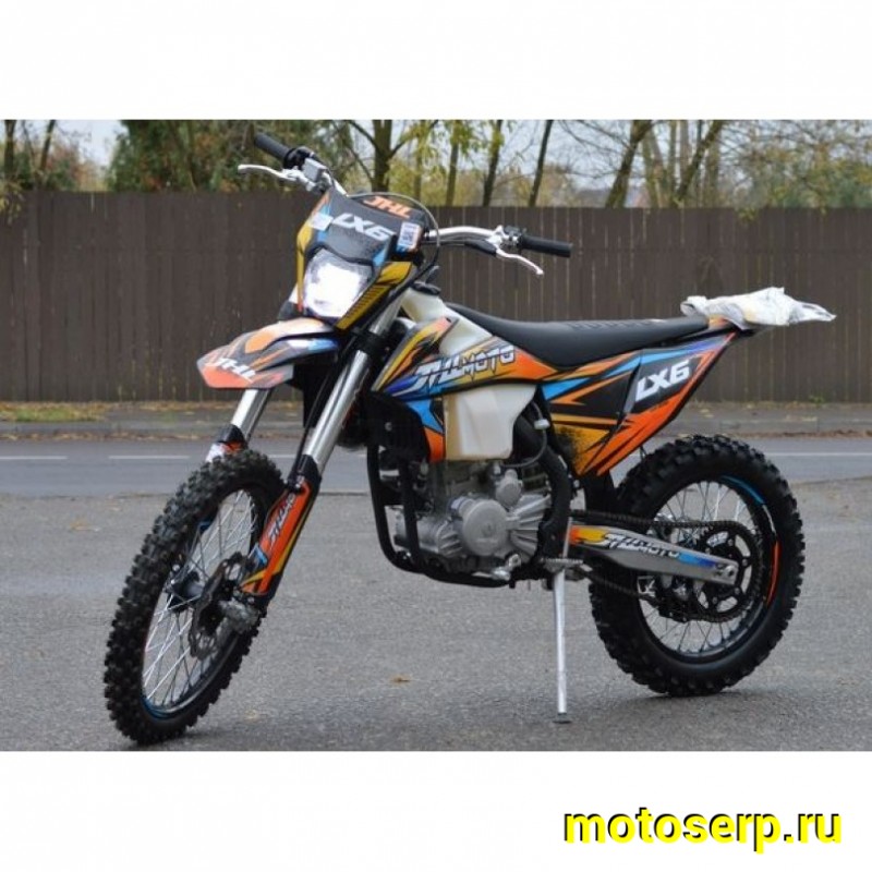 Купить  Мотоцикл Кросс/Эндуро JHL LX6 (спортинв) серый 300cc, ZS174MN (NB300) 21"/18" (шт)  купить с доставкой по Москве и России, цена, технические характеристики, комплектация фото  - motoserp.ru