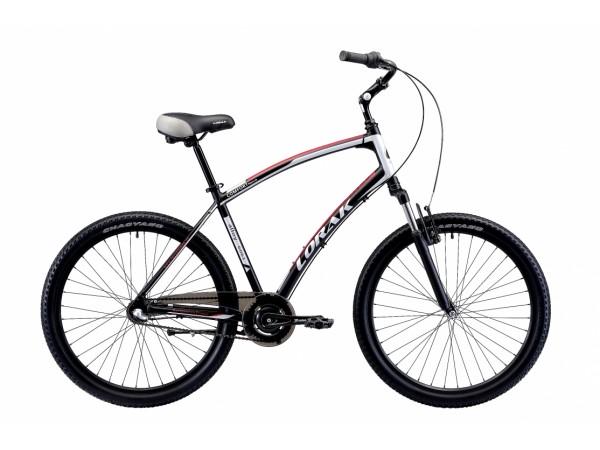 Купить  ====26" LORAK COMFORT NEXUS (19") (Лорак Комфорт) (Муж) 26"; 3ск; рама-алюминий; тормоз-ножной/V-Brake; вилка-амортизационная (шт) (0 купить с доставкой по Москве и России, цена, технические характеристики, комплектация фото  - motoserp.ru