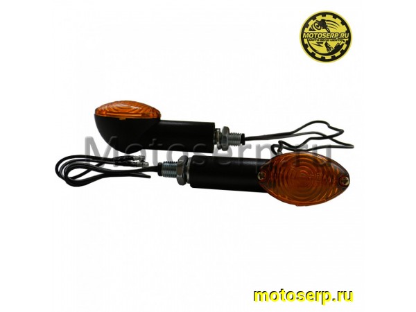 Купить  Поворотник овальный (мини) (пара) (МТ О-1169 купить с доставкой по Москве и России, цена, технические характеристики, комплектация фото  - motoserp.ru