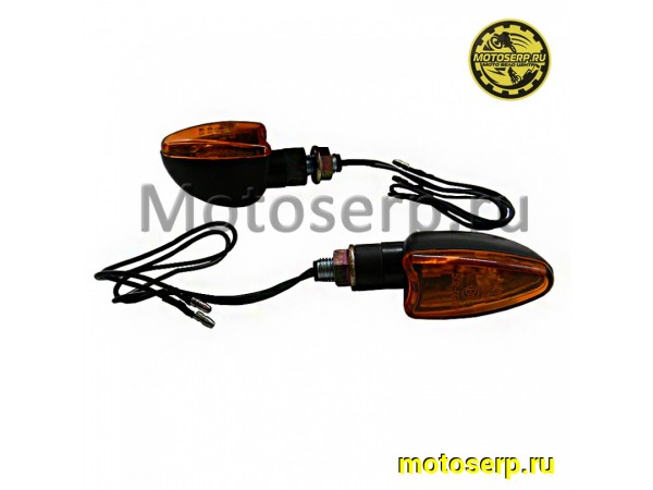 Купить  Поворотник треугольный (мини) (пара) (МТ О-1165 купить с доставкой по Москве и России, цена, технические характеристики, комплектация фото  - motoserp.ru