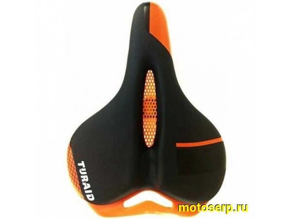 Купить  Седло спорт TURAID AZ-6811 265х185мм серия комфорт Вело (шт) (Мир 66982 купить с доставкой по Москве и России, цена, технические характеристики, комплектация фото  - motoserp.ru