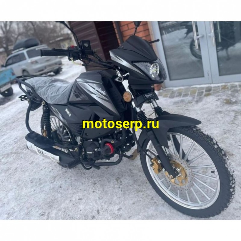 Купить  Мопед Regulmoto Alpha (RM-5) Черный глянец 4Т; 50cc;  колеса 17/17"литые; 4пер, диск/диск, LED фара, USB-порт (шт) 01250 (ФОТО купить с доставкой по Москве и России, цена, технические характеристики, комплектация фото  - motoserp.ru