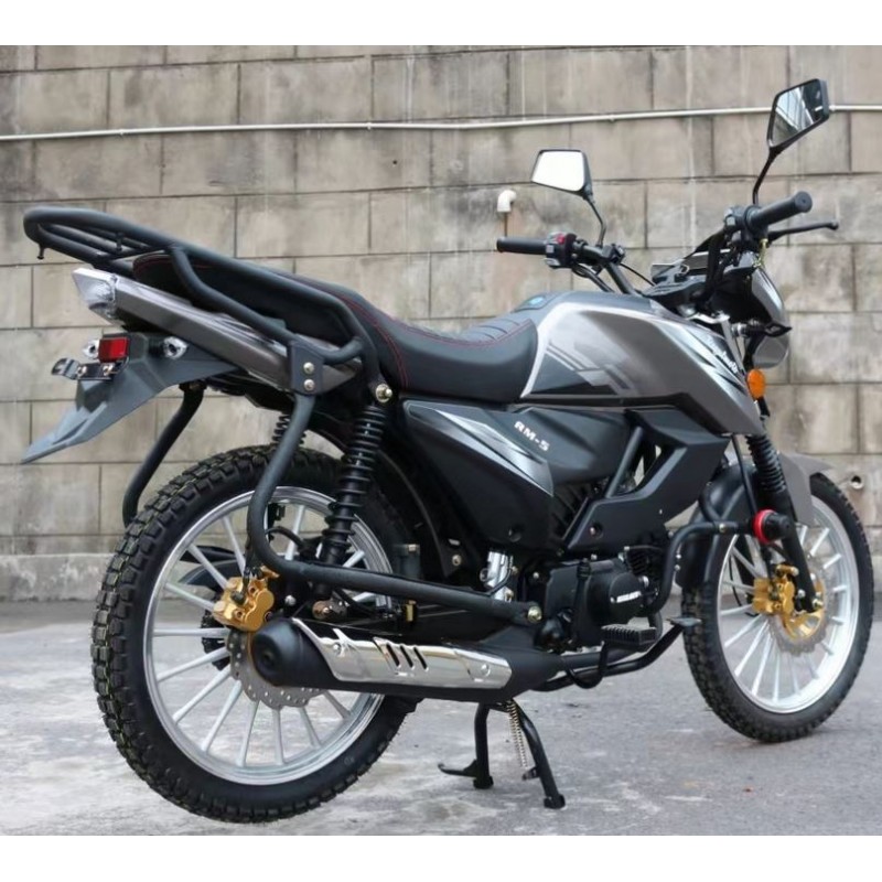 Купить  Мопед Regulmoto Alpha (RM-5) Черный глянец 4Т; 50cc;  колеса 17/17"литые; 4пер, диск/диск, LED фара, USB-порт (шт) 01250 (ФОТО купить с доставкой по Москве и России, цена, технические характеристики, комплектация фото  - motoserp.ru