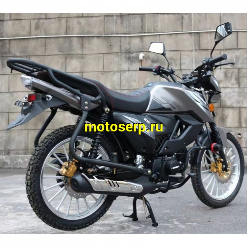 Купить  Мопед Regulmoto Alpha (RM-5) Черный глянец 4Т; 50cc;  колеса 17/17"литые; 4пер, диск/диск, LED фара, USB-порт (шт) 01250 (ФОТО купить с доставкой по Москве и России, цена, технические характеристики, комплектация фото  - motoserp.ru