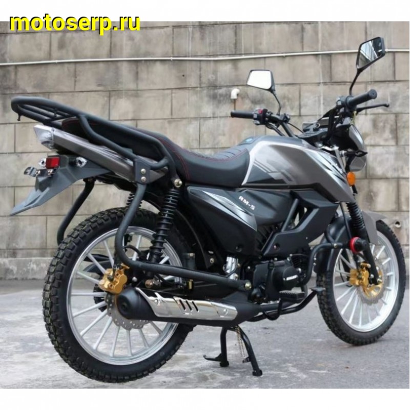 Купить  Мопед Regulmoto Alpha (RM-5) Черный глянец 4Т; 50cc;  колеса 17/17"литые; 4пер, диск/диск, LED фара, USB-порт (шт) 01250 (ФОТО купить с доставкой по Москве и России, цена, технические характеристики, комплектация фото  - motoserp.ru