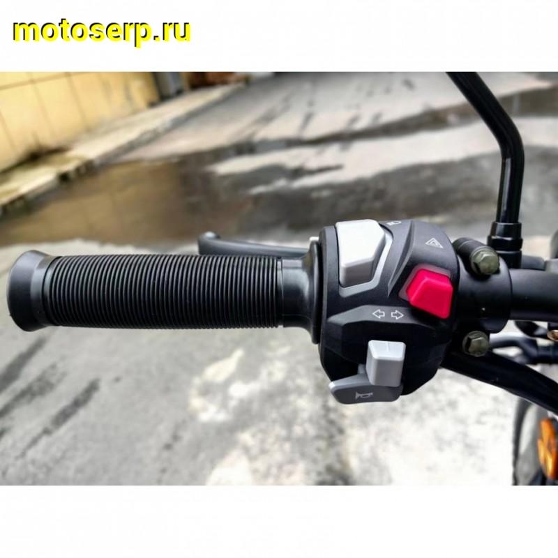 Купить  Мопед Regulmoto Alpha (RM-5) Черный глянец 4Т; 50cc;  колеса 17/17"литые; 4пер, диск/диск, LED фара, USB-порт (шт) 01250 (ФОТО купить с доставкой по Москве и России, цена, технические характеристики, комплектация фото  - motoserp.ru