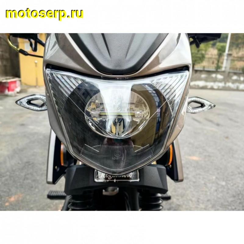 Купить  Мопед Regulmoto Alpha (RM-5) Черный глянец 4Т; 50cc;  колеса 17/17"литые; 4пер, диск/диск, LED фара, USB-порт (шт) 01250 (ФОТО купить с доставкой по Москве и России, цена, технические характеристики, комплектация фото  - motoserp.ru