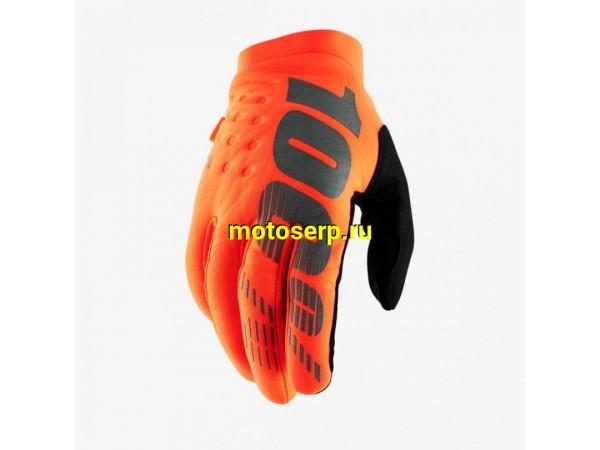 Купить  Перчатки 100% Brisker Youth Glove Fluo Orange (10016-260-07) (XL) (пара) (Fox УТ-00022261 купить с доставкой по Москве и России, цена, технические характеристики, комплектация фото  - motoserp.ru