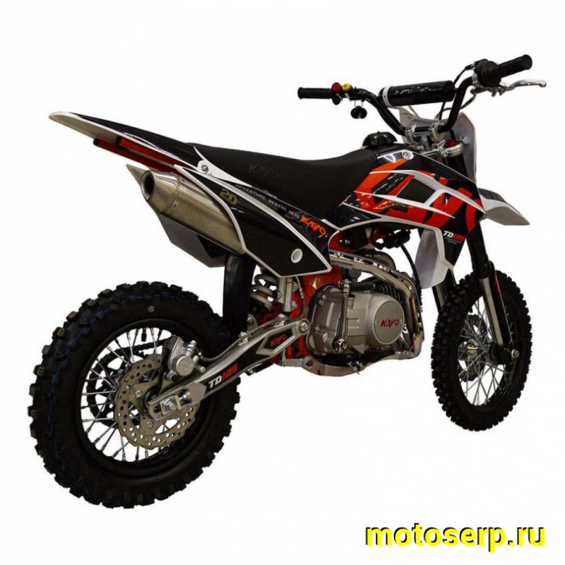 Купить  Питбайк KAYO Mini TD125 14/12 (п/автомат, эл. стартер) (шт) (ФОТО купить с доставкой по Москве и России, цена, технические характеристики, комплектация фото  - motoserp.ru