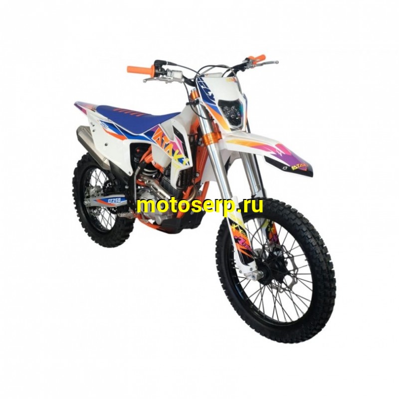 Купить  ====Мотоцикл Кросс/Эндуро ATAKI EF250R (4T 172FMM-6 4V) 21/18 (шт) (SM купить с доставкой по Москве и России, цена, технические характеристики, комплектация фото  - motoserp.ru