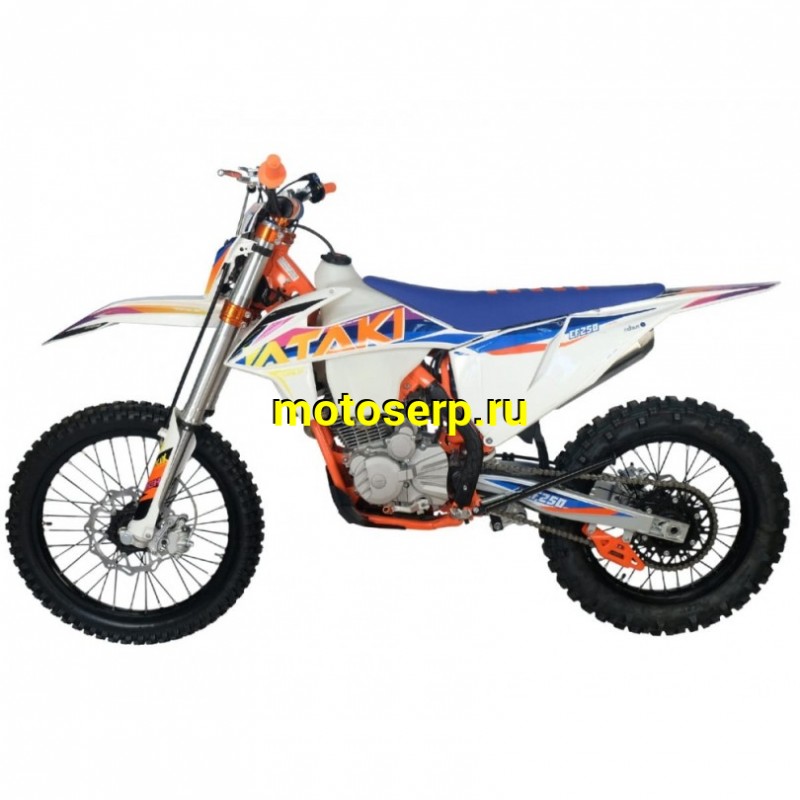Купить  ====Мотоцикл Кросс/Эндуро ATAKI EF250R (4T 172FMM-6 4V) 21/18 (шт) (SM купить с доставкой по Москве и России, цена, технические характеристики, комплектация фото  - motoserp.ru