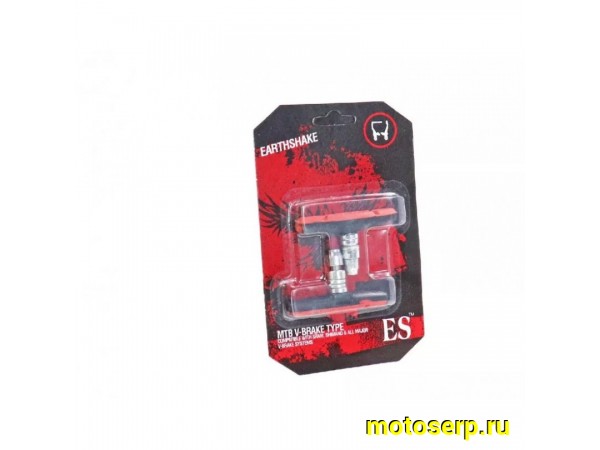 Купить  Колодки тормозные резьбовые V-Brake SHUANGJIE (ВСЕСЕЗОННЫЕ) Вело (пар) (Мир 64000 купить с доставкой по Москве и России, цена, технические характеристики, комплектация фото  - motoserp.ru