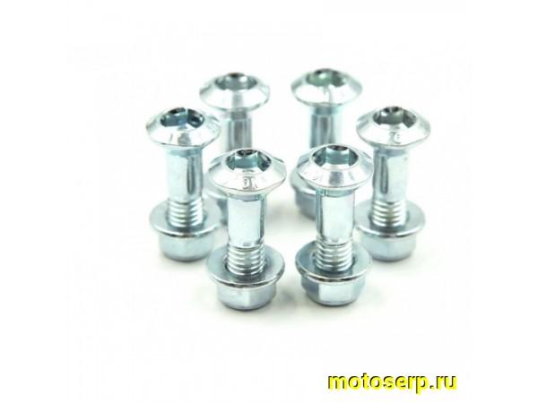 Купить  Болты звезды (винты) 25mm "OTOM", 6шт/набор, M8x25 1,25mm (комп) (JP  купить с доставкой по Москве и России, цена, технические характеристики, комплектация фото  - motoserp.ru