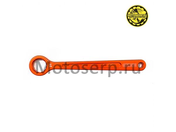 Купить  Ключ 21mm OTOM (оранжевый) (шт) (JP купить с доставкой по Москве и России, цена, технические характеристики, комплектация фото  - motoserp.ru