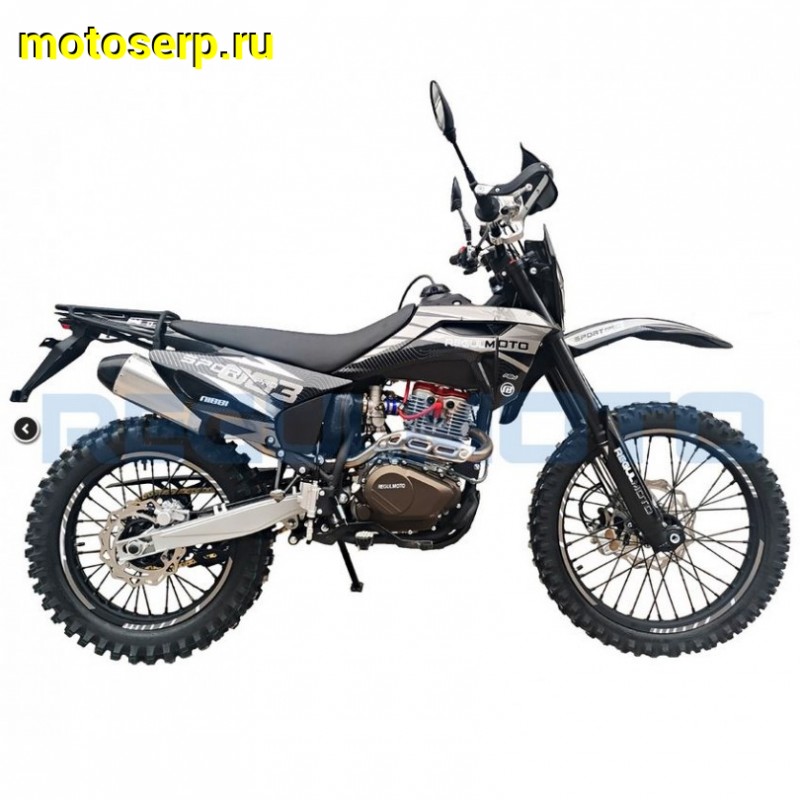 Купить  Мотоцикл Кросс/Эндуро Regulmoto Sport-003 PR PRO (4 valves) 6 передач (Черный/синий) (шт)  купить с доставкой по Москве и России, цена, технические характеристики, комплектация фото  - motoserp.ru