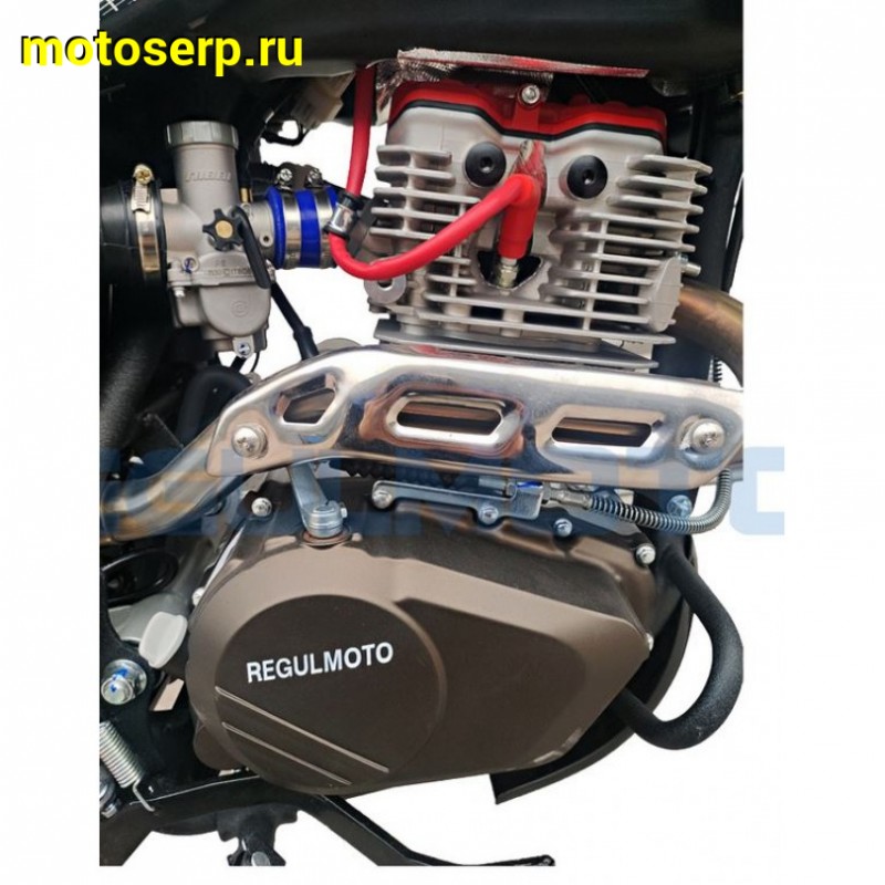 Купить  Мотоцикл Кросс/Эндуро Regulmoto Sport-003 PR PRO (4 valves) 6 передач (Черный/синий) (шт)  купить с доставкой по Москве и России, цена, технические характеристики, комплектация фото  - motoserp.ru