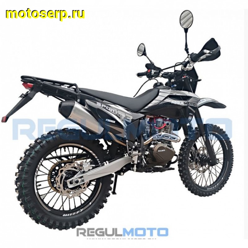 Купить  Мотоцикл Кросс/Эндуро Regulmoto Sport-003 PR PRO (4 valves) 6 передач (Черный/синий) (шт)  купить с доставкой по Москве и России, цена, технические характеристики, комплектация фото  - motoserp.ru