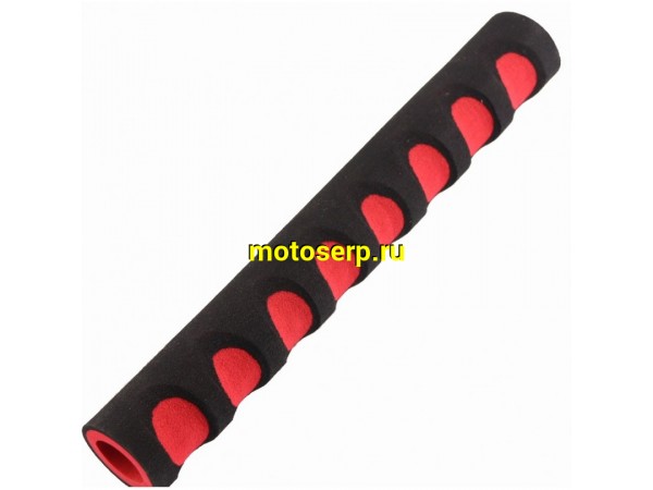 Купить  Защита детская, от удара об руль/можно использовать как грипсы, деление на 2 части черно-красная Вело (шт)  (MT D-1518 купить с доставкой по Москве и России, цена, технические характеристики, комплектация фото  - motoserp.ru