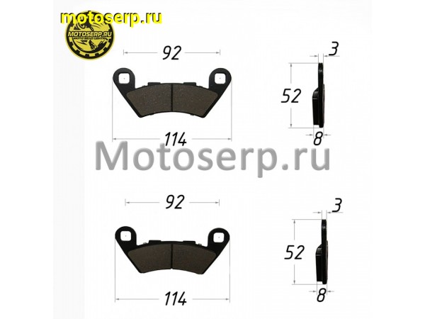 Купить  Колодки тормозные диск Longjia XDV (задние) (пар) (Regul 3547253 купить с доставкой по Москве и России, цена, технические характеристики, комплектация фото  - motoserp.ru