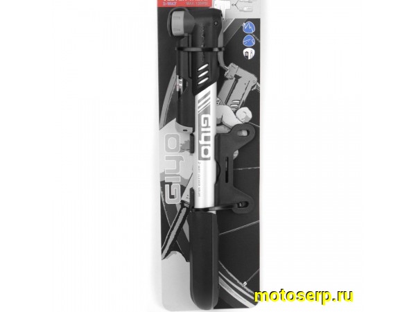 Купить  Насос GIYO GP-94C под авто/Presta, с манометром, высокое качество (Тайвань) 120psi Вело Вело (шт) (R4 (Бар GP 94C купить с доставкой по Москве и России, цена, технические характеристики, комплектация фото  - motoserp.ru